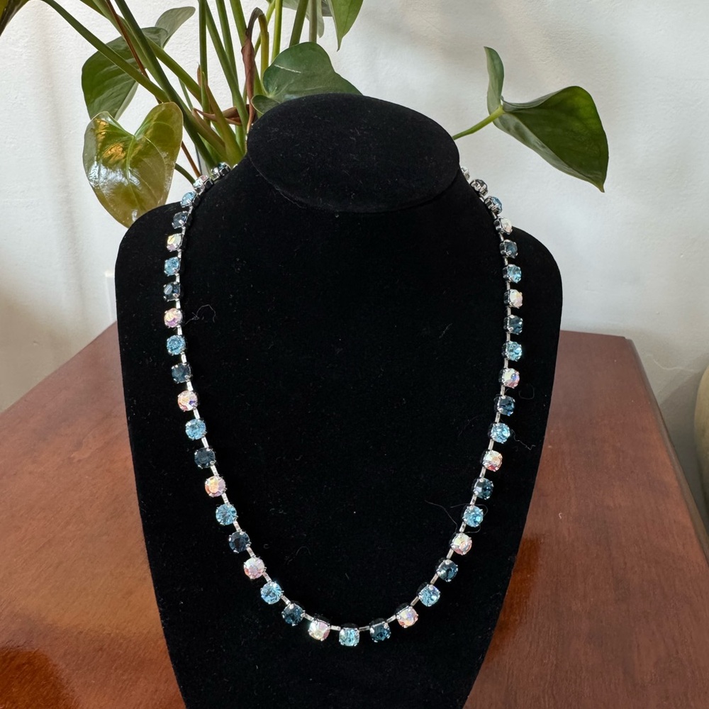 Touchstone Crystal “Mini Glitz Sky” Necklace Elegant Design